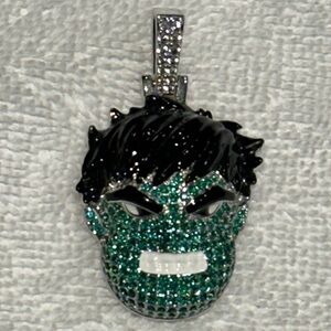 Incredible Hulk Disney Marvel GLD 14K Gold Plated Pendant